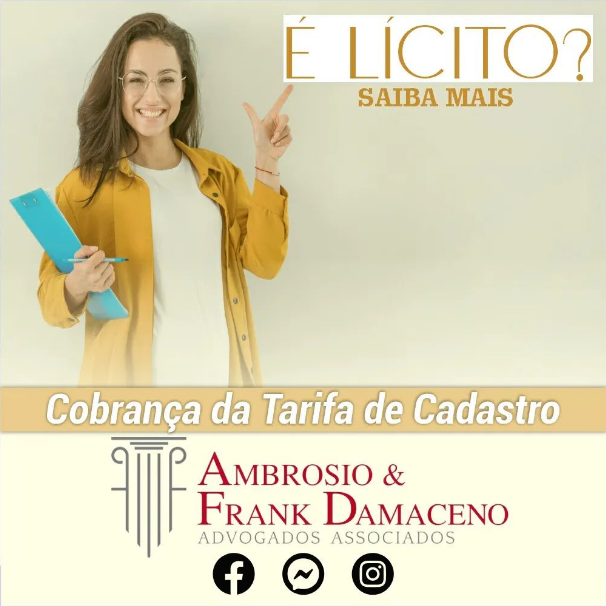 É abusiva a cobrança da Tarifa de Cadastro?